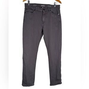 DL1961 Jeans Mens 33x32 Charcoal Dark Gray Avery Relaxed Straight‎ Denim Pants